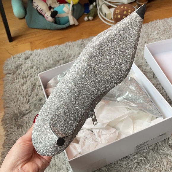 Glitter kitten heel boot - Picture 2 of 4